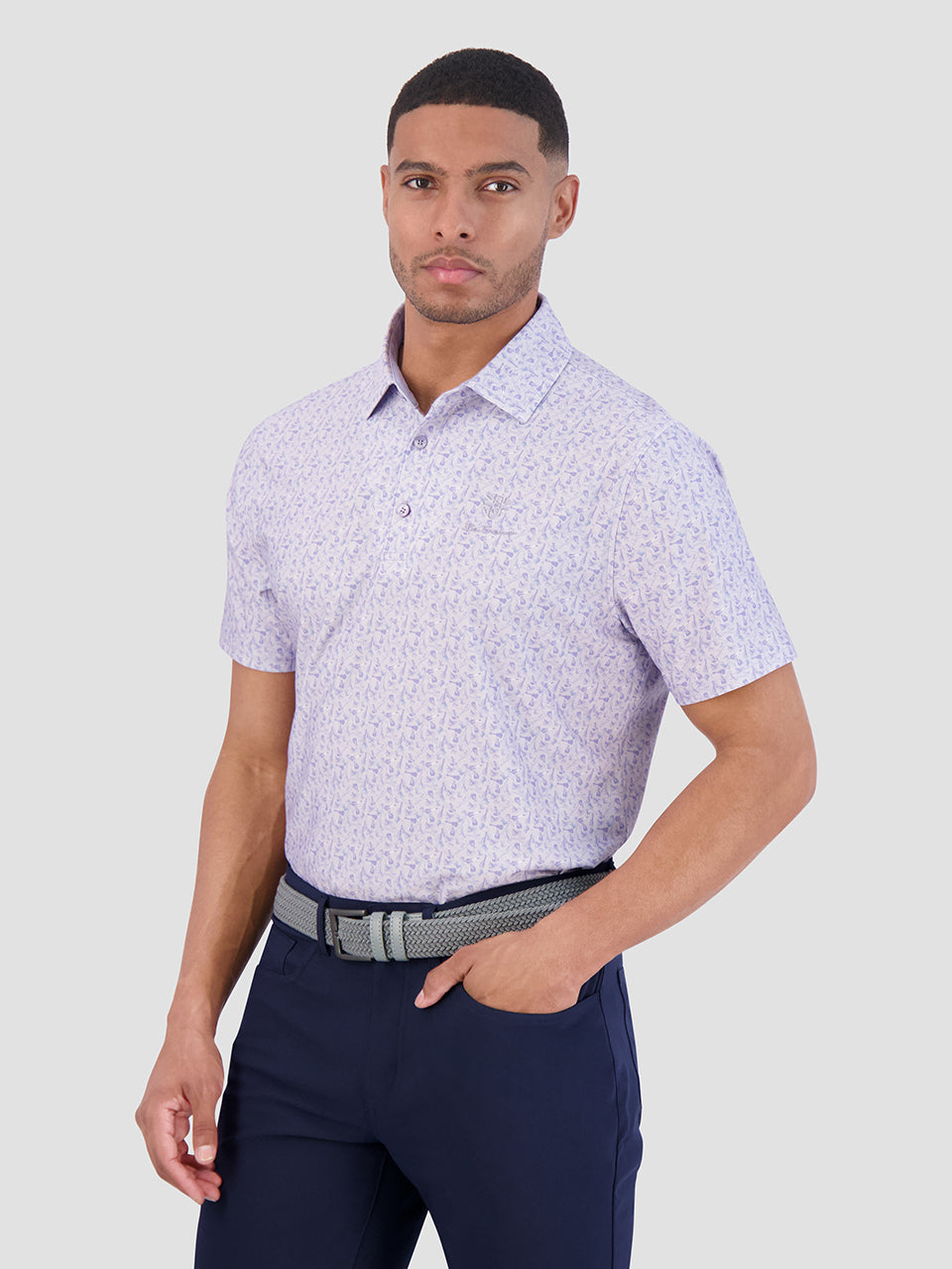 Polos Ben Sherman Mini Guitar Tech Jersey Sports Fit Violette | JAZ-83251970